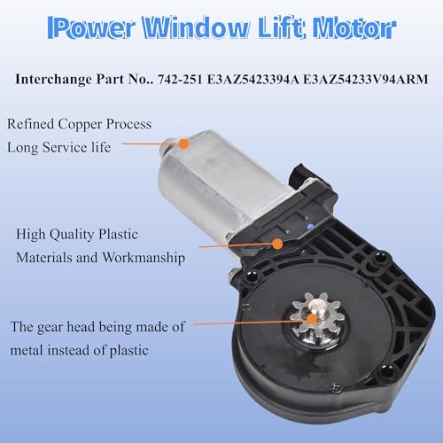 Window Motor Front Right Passenger Side 742-251 Compatible with Front Left gallery