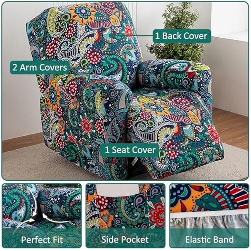 Recliner Covers 4 Pieces Stretch Lazy Boy Recliner Chair Covers That Stay 10 gallery