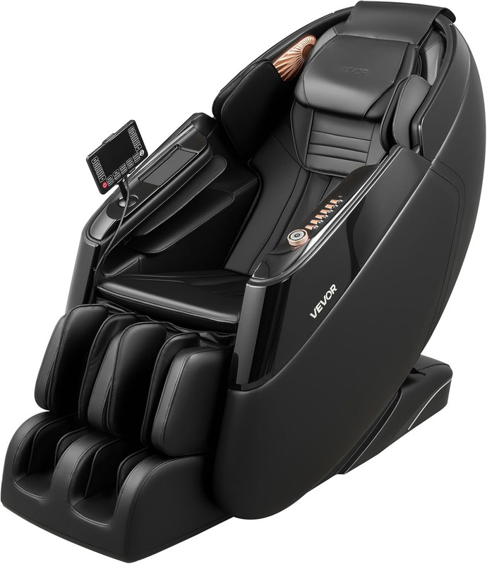 4D Zero-Gravity Full Body Massage Chair with Heating & Bluetooth for Home/Office gallery