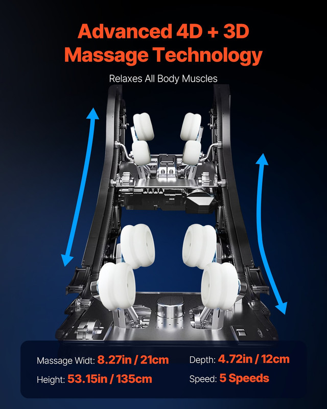 Massage Chair Full Body 3D/4D Massage Recliner W/ Sl-Track & Yoga Stretch gallery