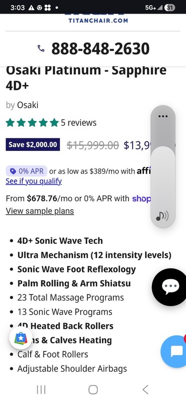 zero gravity massage chair