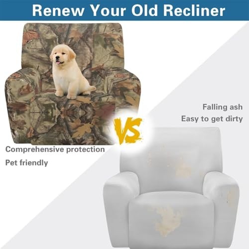 Lazy Boy Recliner Chair Covers That Stay in Place Recliner Covers Camo Branches gallery