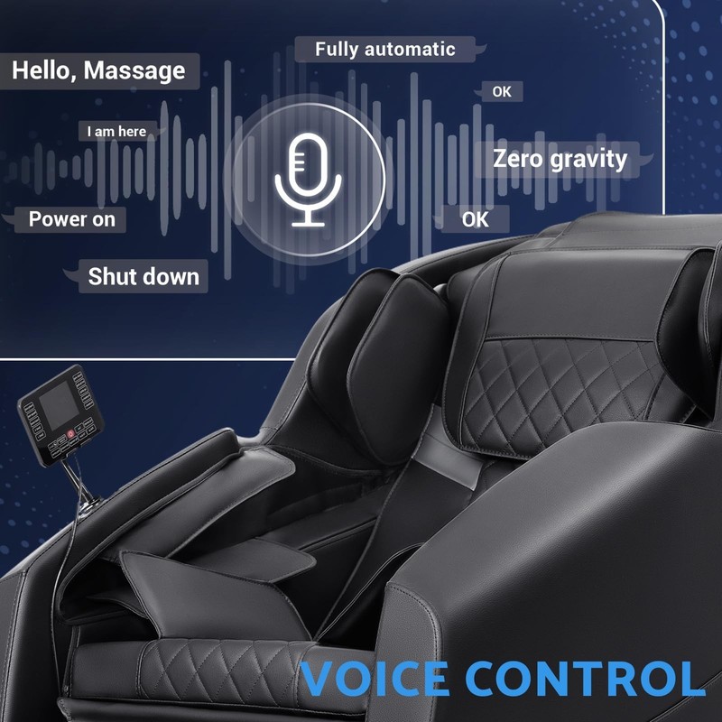 Zero Gravity Full Body Massage Chair, Shiatsu Recliner, 14 Massage Points, Heati gallery