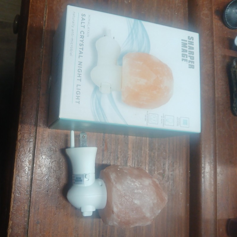Natural Himalayan Salt Lamp Night Light Crystal Lamp Hand Carved Wall Light