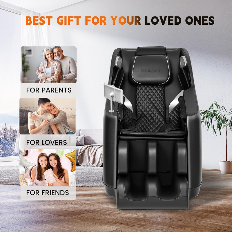Ultimate Full Body Massage Chair with Zero Gravity & Bluetooth Music gallery