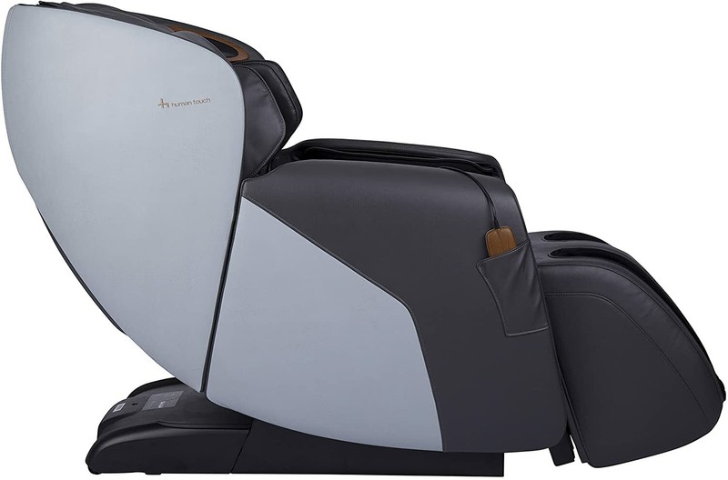 Gray Human Touch Quies Zero Gravity Massage Chair Recliner + Dual Lumbar Heat gallery