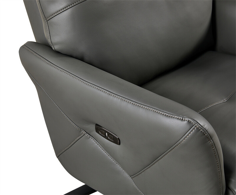 Recliner Chair With Dual Motor 360° Swivel USB Charge Port New Living Style gallery