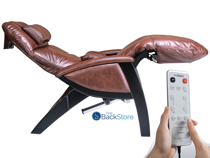 Svago ZGR Plus Zero Gravity Chair (SV395) Recliner Cognac + Extended Warranty