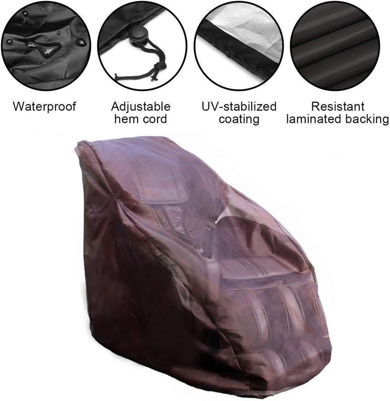 59" x 39" Waterproof Protector Cover for Shiatsu Massage Recliner Chairs gallery