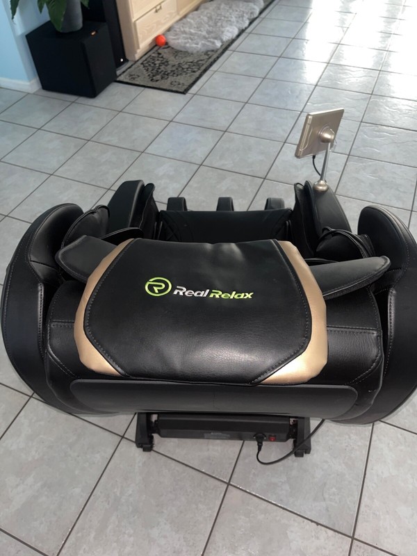 Real Relax Massage Chair S Track Recliner Smart Voice Controller Zero Gravity gallery