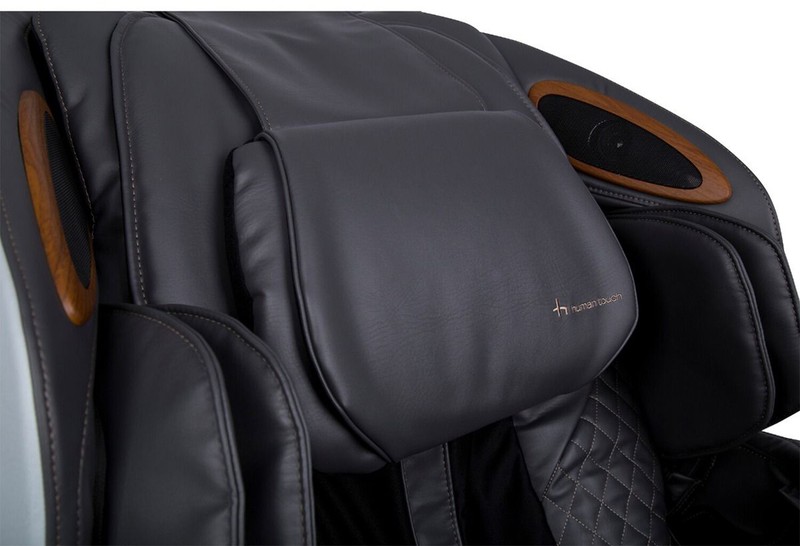 Gray Human Touch Quies Zero Gravity Massage Chair Recliner + Dual Lumbar Heat gallery