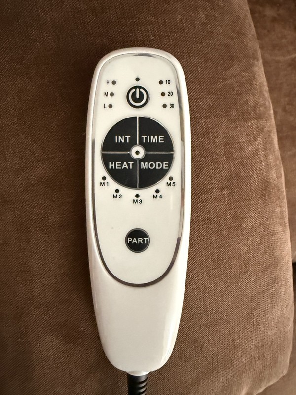 Brown Heat & Vibration Massage Recliner Chair with Remote and Dual Cup Holders gallery