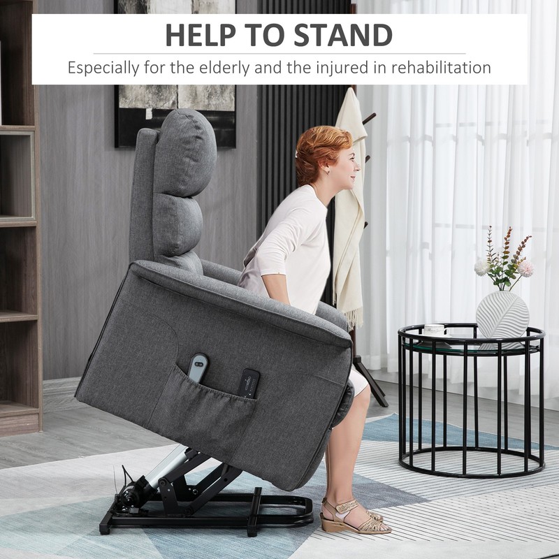 Electric Lift Recliner Massage Chair Sofa Vibration with Remote for Living Room gallery