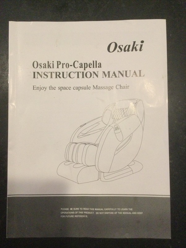 Osaki Pro-Capella Massage Chair gallery