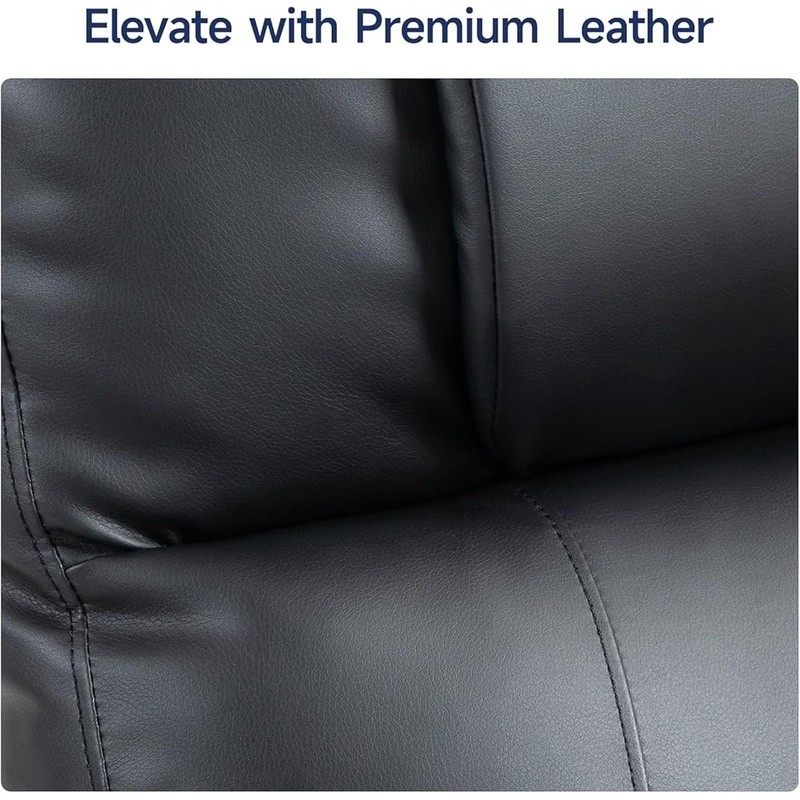 Power Lift Recliner Chair Seniors W/ 8-Point Massage Lumbar Heat Cup Holder New gallery