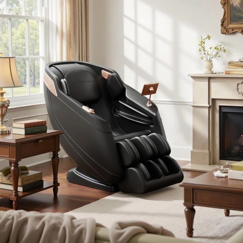 Full Body 4D Zero Gravity Massage Chair Recliner SL Track, AI Voice Control,Heat gallery
