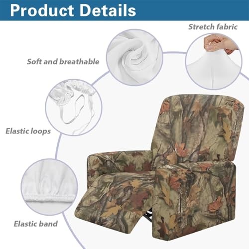 Lazy Boy Recliner Chair Covers That Stay in Place Recliner Covers Camo Branches gallery