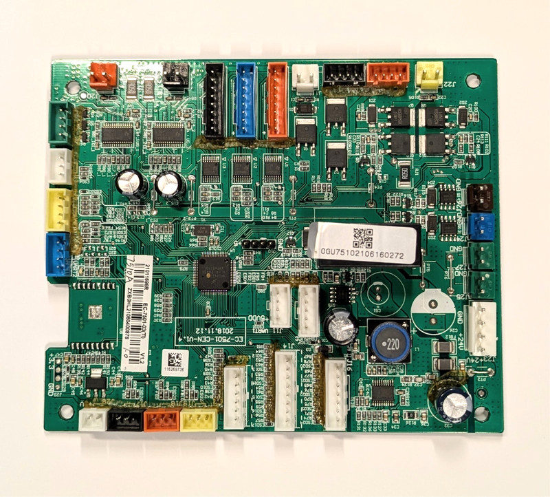 Brookstone BK-750 / Mach IX Massage Chair Main PCB, Electronic board, Main Board