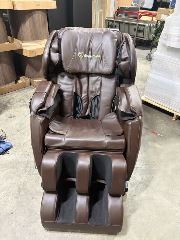 Real Relax Chair Full Body Shiatsu Massage Chair Recliner ZERO GRAVITY Foot Rest