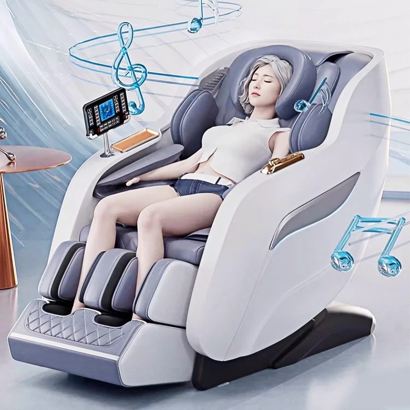 WANKO Serene Fixed-Point Massage Chair, Zero Gravity Recliner, LCD Touchscreen gallery
