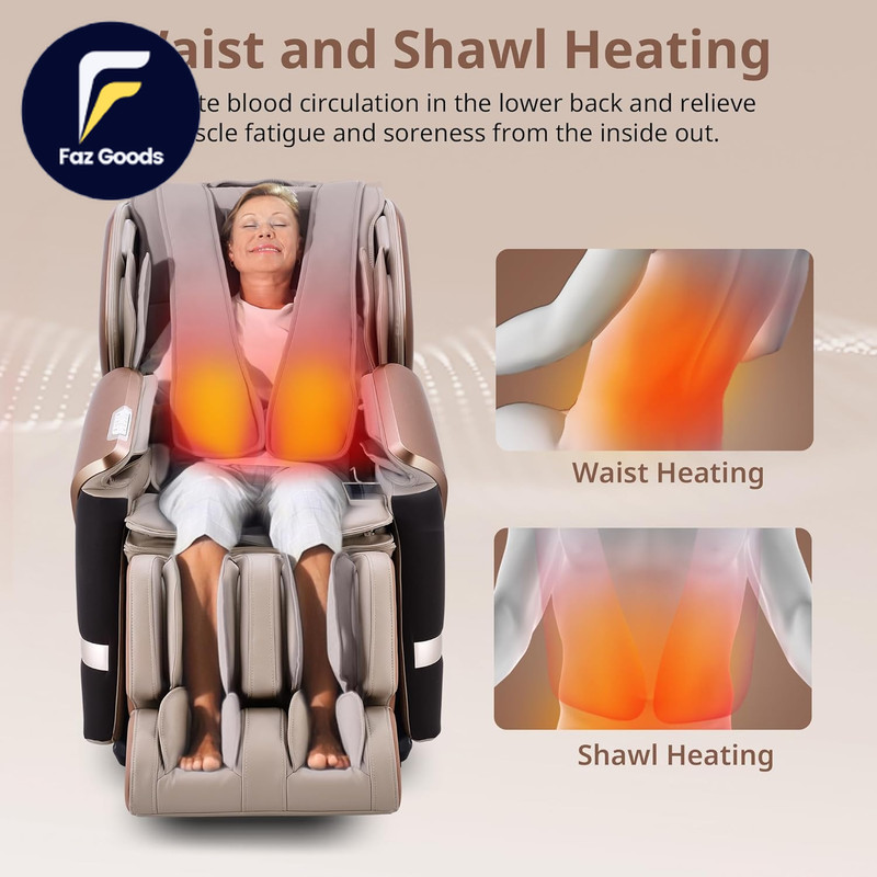 4D Massage Chair for Full Body 4D+2D Dual Mechanism with Waist & Shawl Heating gallery
