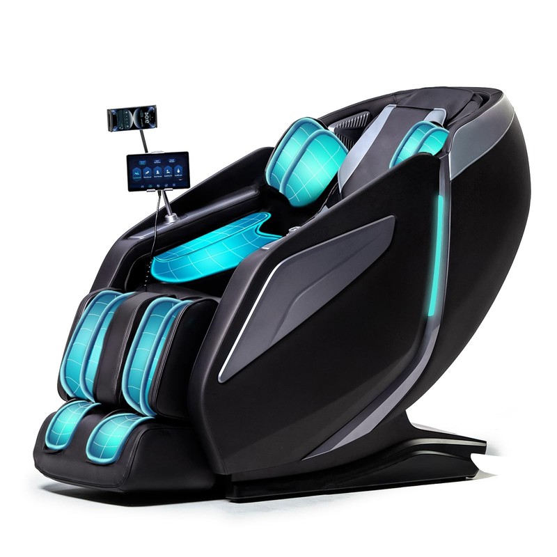 RelaxRelife 4D Massage Chair Full Body Zero Gravity 53" Extral Large, Black