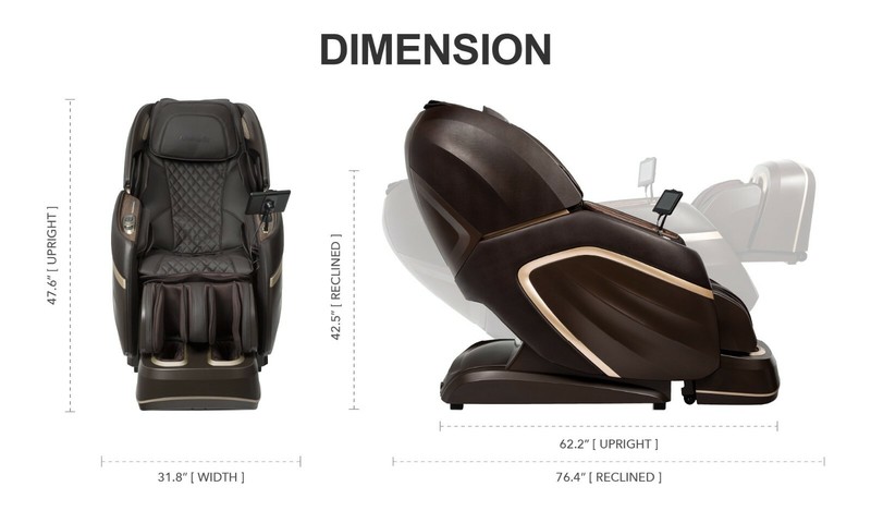 AmaMedic Hilux 4D Massage Chair - Black (5 Years Warranty) gallery