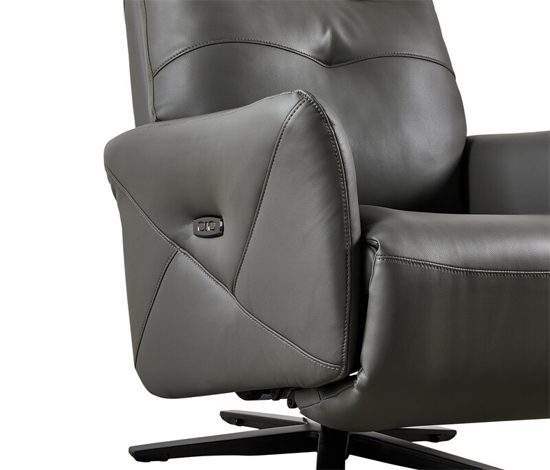 Recliner Chair With Dual Motor 360° Swivel USB Charge Port New Living Style gallery