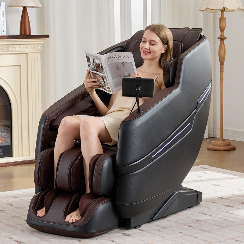 Recline Full Body Zero Gravity 8Point Air Massage Chair Shiatsu,Heat,Foot Roller gallery