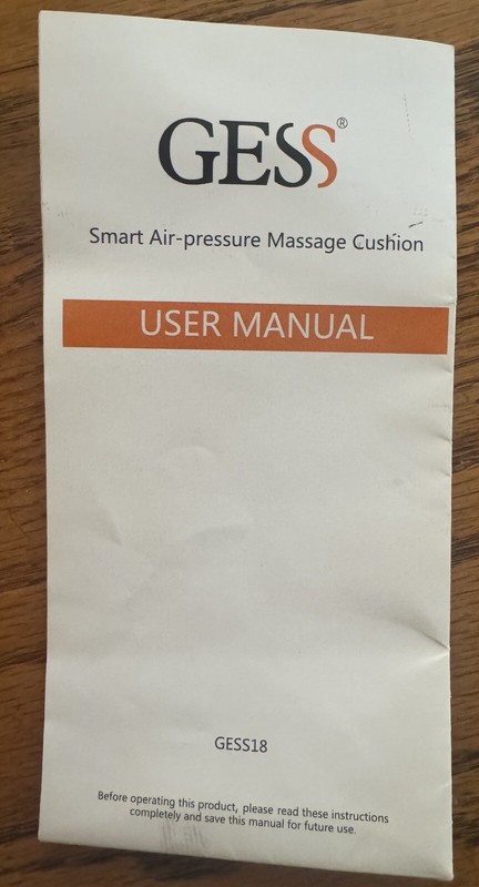 GESS Massage Chair Cushion - GESS18 Model gallery