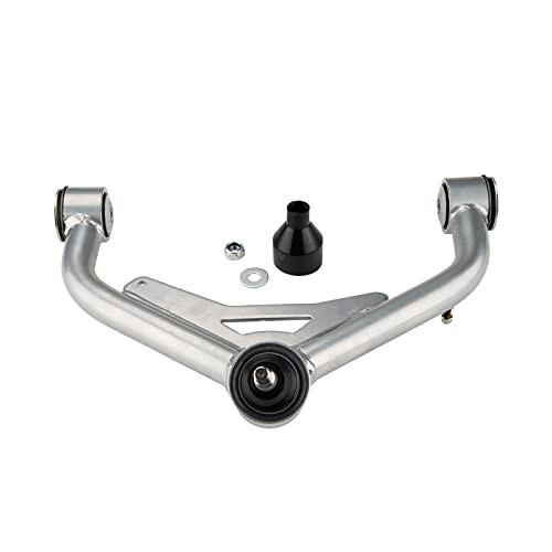 Front Upper Control Arms, 2pc 2-4'' Lift Silver White for Silverado/Sierra gallery
