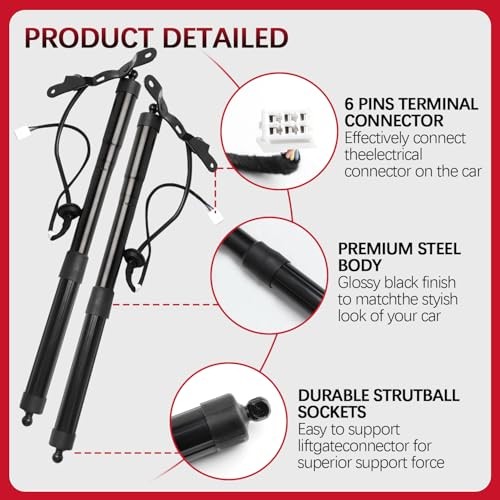 Electric Rear Hatch Lift Struts Liftgate Struts Compatible with 2013-2018 RAV4 gallery