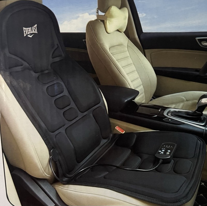 Everlast Electric Massage Seat Cushion Home, Office and Car Heat and Vibration gallery