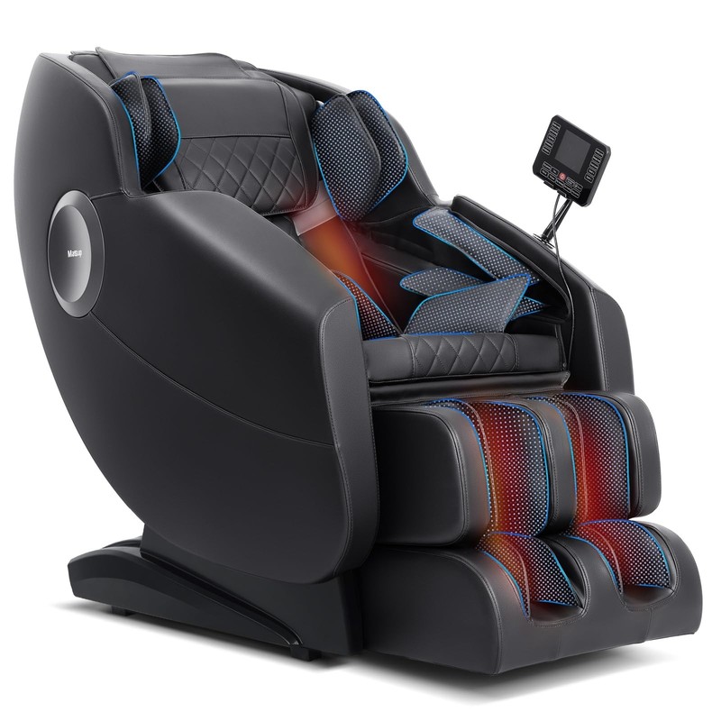 Zero Gravity Full Body Massage Chair, Shiatsu Recliner, 14 Massage Points, Heati