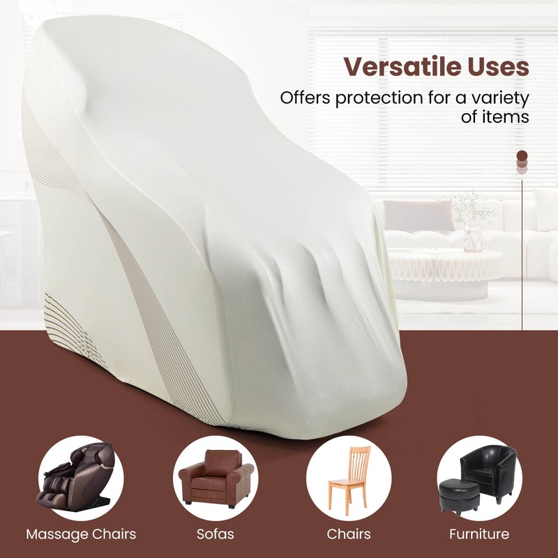 Full Body Zero Gravity Shiatsu Massage Recliner Chair Protective Cover gallery