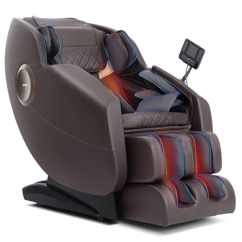 Zero Gravity Full Body Massage Chair, Shiatsu Recliner, 14 Massage Points, Heati gallery