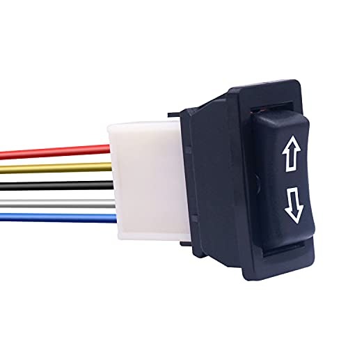 2Pcs 5 Pin Car Window Switch 12V 20A Control Power Lift RV Slide Out gallery