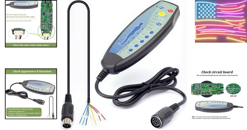 8 Female Pin Hand Remote Control for Massage Power Lift Recliner Chair DN-03 ... gallery