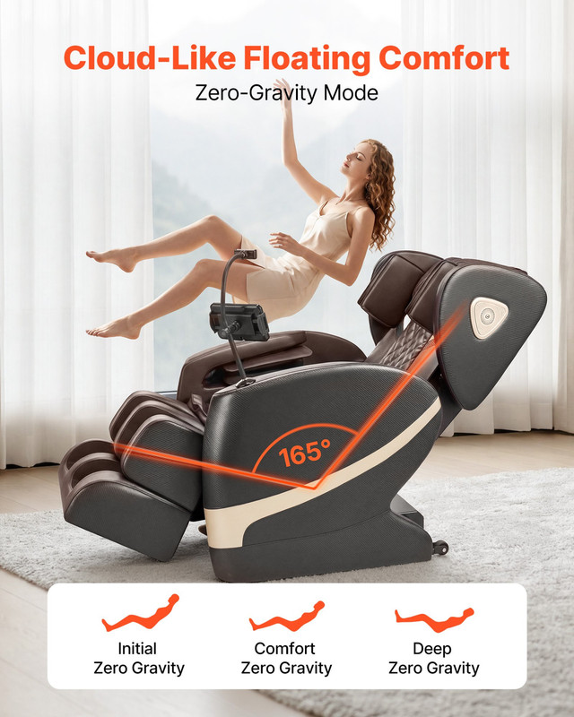 Zero Gravity Massage Chair Full Body Heat Bluetooth Airbag Recliner gallery