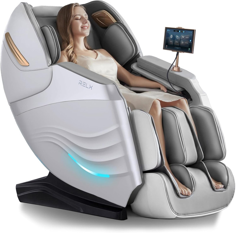 Massage Chair Full Body, 20 Modes Zero Gravity Sl-Track Shiatsu Massage Chair Bu