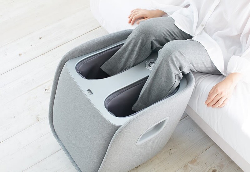 SYNCA Foot Calf Lumbar Ottoman Massager Machine FM250 – Gray