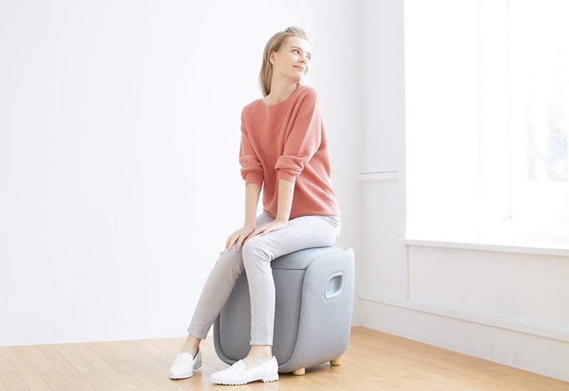 SYNCA Foot Calf Lumbar Ottoman Massager Machine FM250 - Gray gallery
