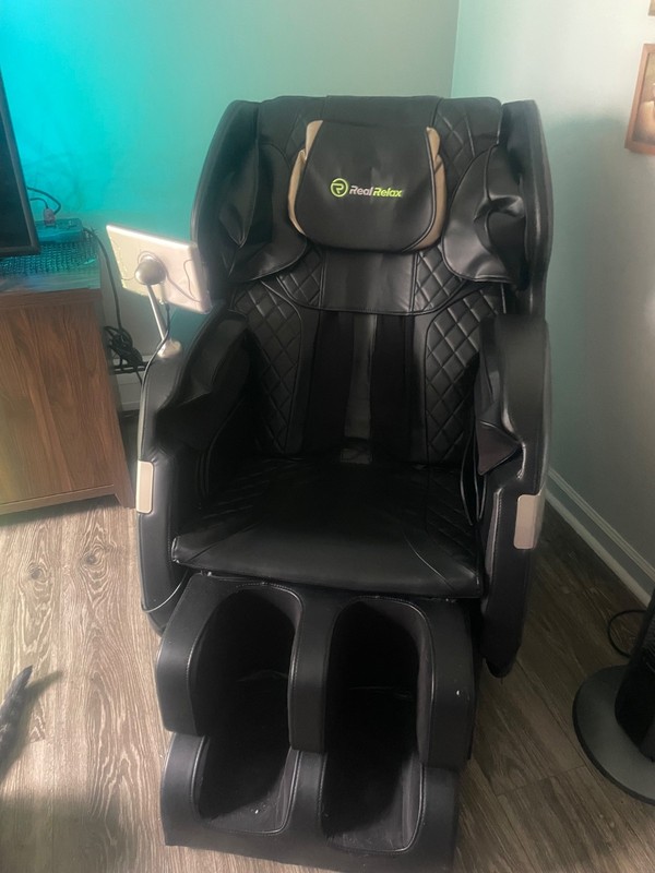 Real Relax Chair Full Body Shiatsu Massage Chair Recliner ZERO GRAVITY Foot Rest