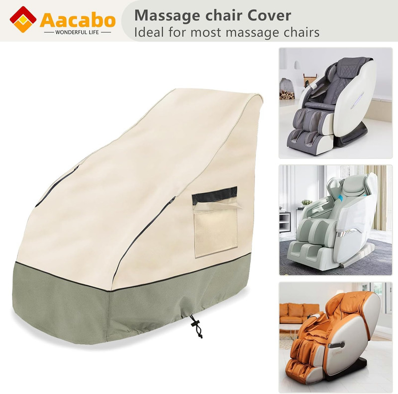 Waterproof Shiatsu Massage Chair Cover - 600D Oxford Cloth, Dustproof & Durable gallery