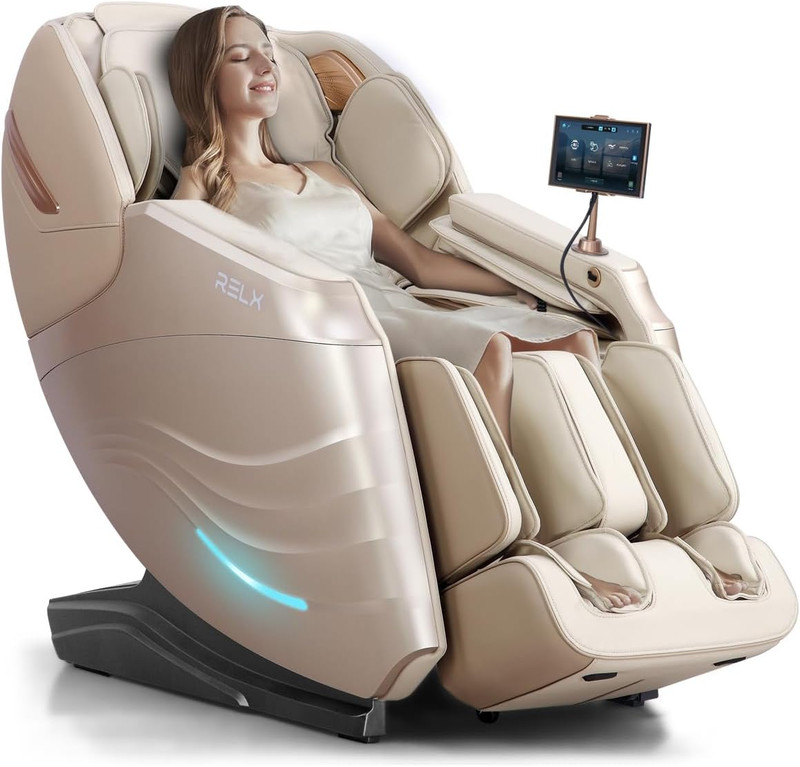 Massage Chair Full Body, 20 Modes Zero Gravity Sl-Track Shiatsu Massage Chair Bu gallery