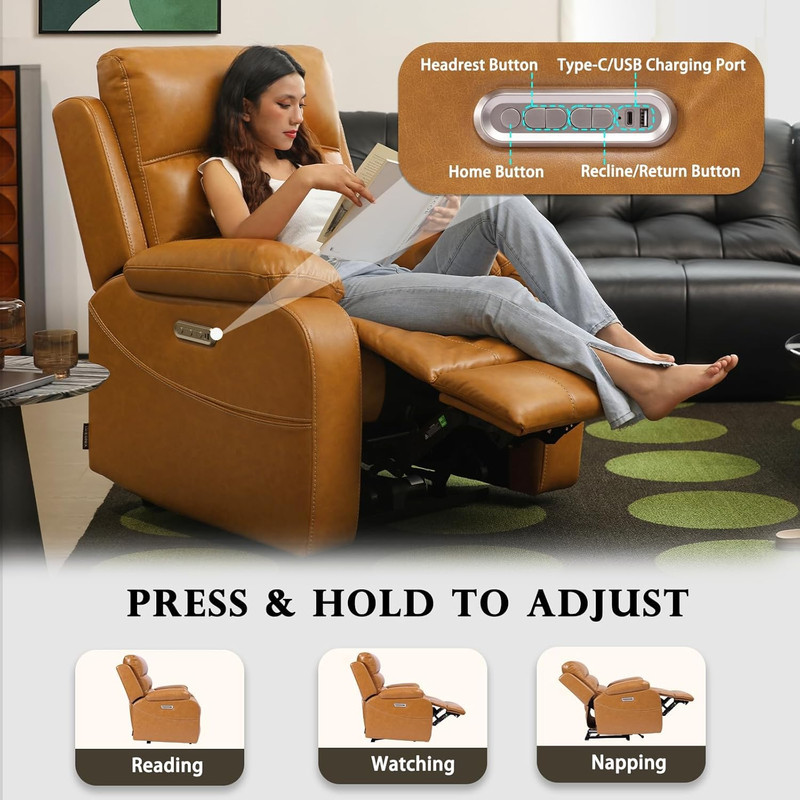 Real Zero Wall Hugger Recliners, Dual Motor Power Recliners for Small Spaces, RV gallery