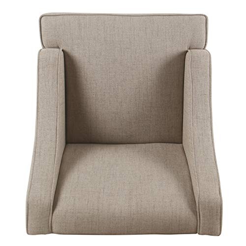 Home Decor | Upholstered Swoop Arm Accent Chair | Accent Chairs for Living gallery