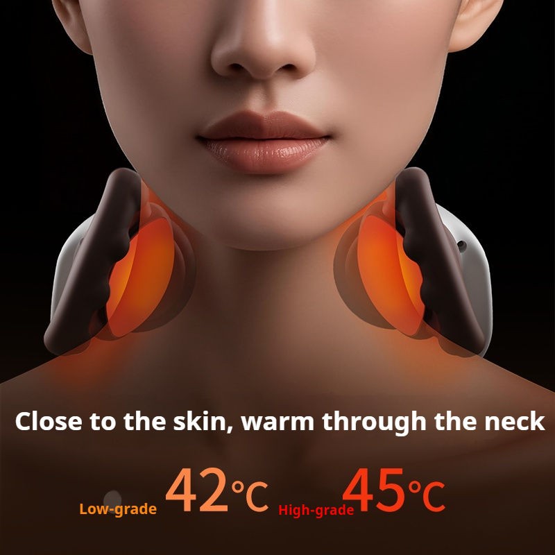 Cervical massager kneading hot compress home use trapezius muscle shoulder neck gallery