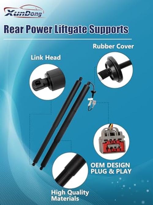 Rear Liftgate Power Support Shock Strut Compatible with 2011 2011-2015 Pair gallery