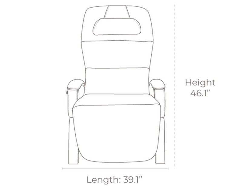 Svago SV200 Electric Power Zero Gravity Recliner Chair in Chocolate Dark Brown gallery